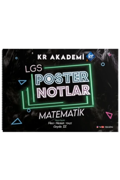 LGS Matematik Poster Notları KR Akademi Yayınları