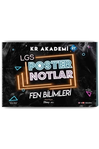 LGS Fen Bilimleri Poster Notları KR Akademi Yayınları