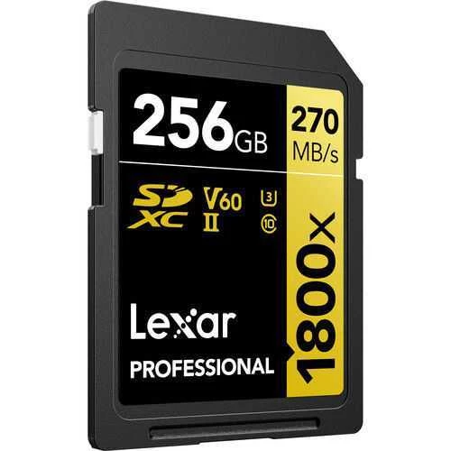 Lexar SD 256GB Profesyonel 1800x UHS-II SDXC Hafıza Kartı (GOLD Serisi) - 5