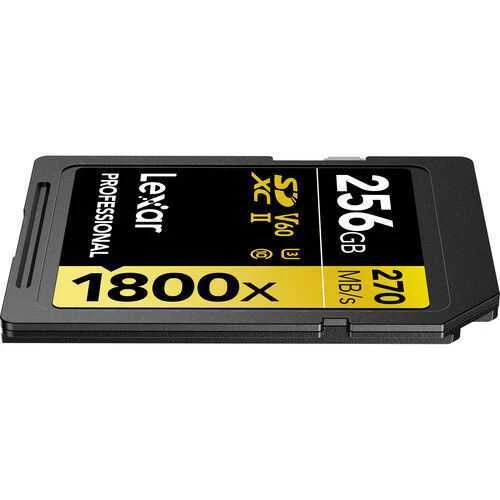 Lexar SD 256GB Profesyonel 1800x UHS-II SDXC Hafıza Kartı (GOLD Serisi) - 6