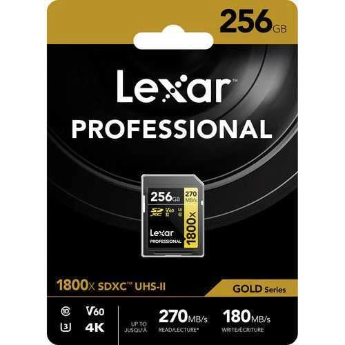 Lexar SD 256GB Profesyonel 1800x UHS-II SDXC Hafıza Kartı (GOLD Serisi) - 2