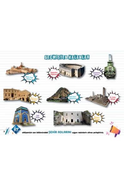 5. Sınıf Çıkartma Atölyesi KR Akademi Yayınları - 3