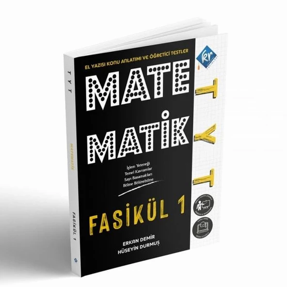 TYT Matematik El Yazısı Konu Anlatım 1. Fasikül KR Akademi Yayınları