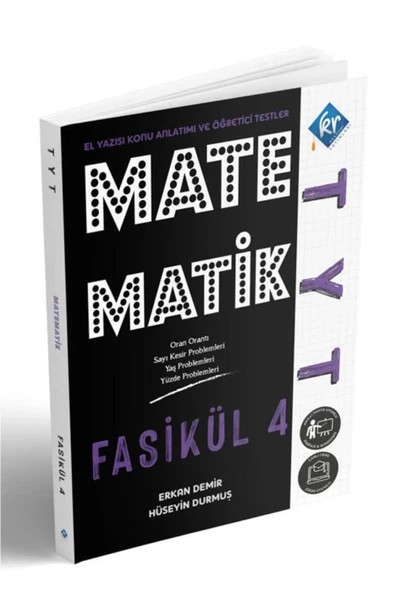 TYT Matematik El Yazısı Konu Anlatım 4. Fasikül KR Akademi Yayınları