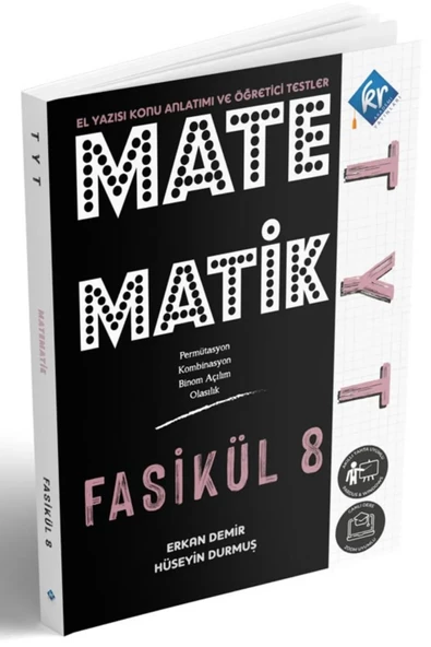 TYT Matematik El Yazısı Konu Anlatımı 8. Fasikül KR Akademi Yayınları