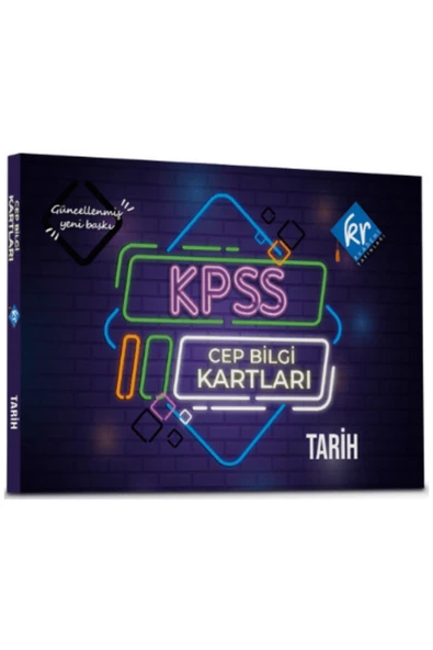 KPSS Tarih Cep Bilgi Kartları KR Akademi Yayınları