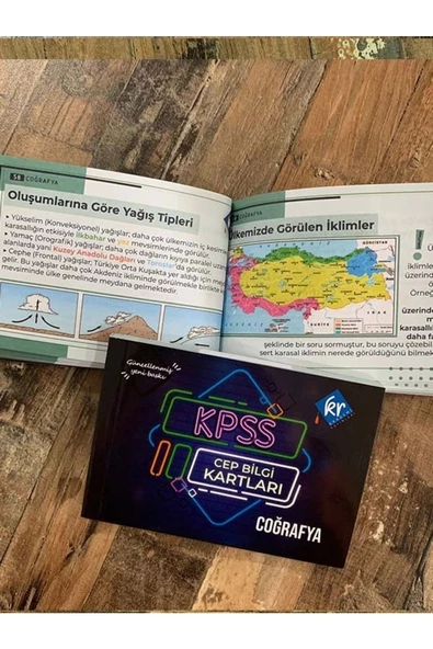 KPSS Coğrafya Cep Bilgi Kartları KR Akademi Yayınları - 2