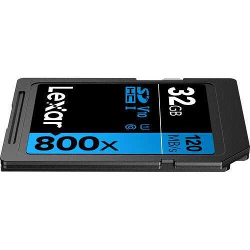 Lexar 32GB High-Performance 800x UHS-I SDHC Memory Card (BLUE Series) - 5
