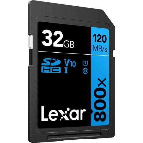 Lexar 32GB High-Performance 800x UHS-I SDHC Memory Card (BLUE Series) - 3