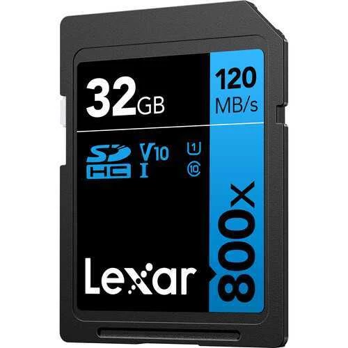 Lexar 32GB High-Performance 800x UHS-I SDHC Memory Card (BLUE Series) - 4