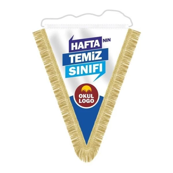 Haftanın Temiz Sınıfı Püsküllü Flama 25x35 cm ürün görseli