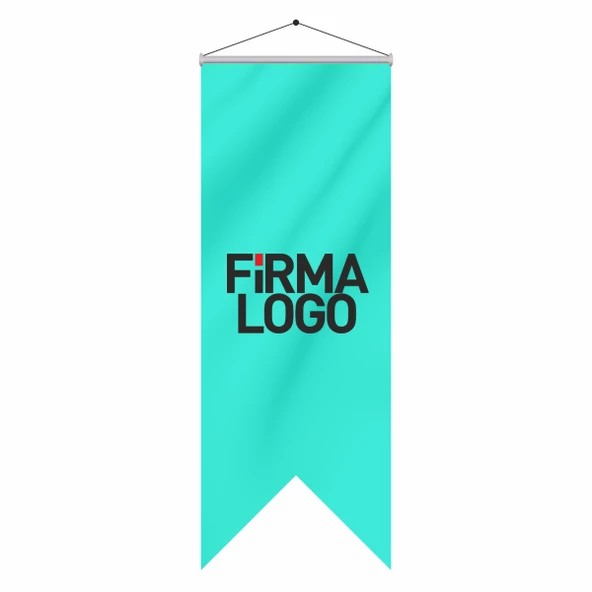 Özel Logolu Kırlangıç Flama 50x100