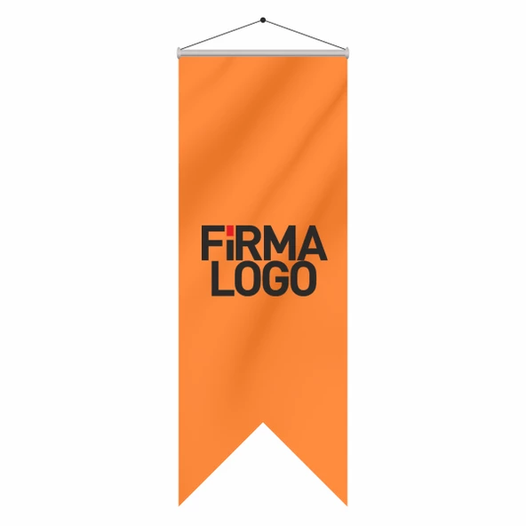 Özel Logolu Kırlangıç Flama 70x100