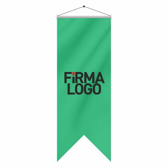 Özel Logolu Kırlangıç Flama 100x200 - Resim 3