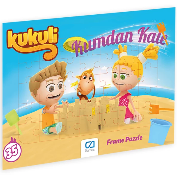 Kukuli Kumdan Kale Frame Puzzle/yapboz (35 Parça) - 2
