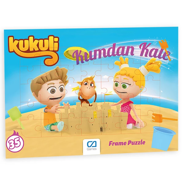 Kukuli Kumdan Kale Frame Puzzle/yapboz (35 Parça)