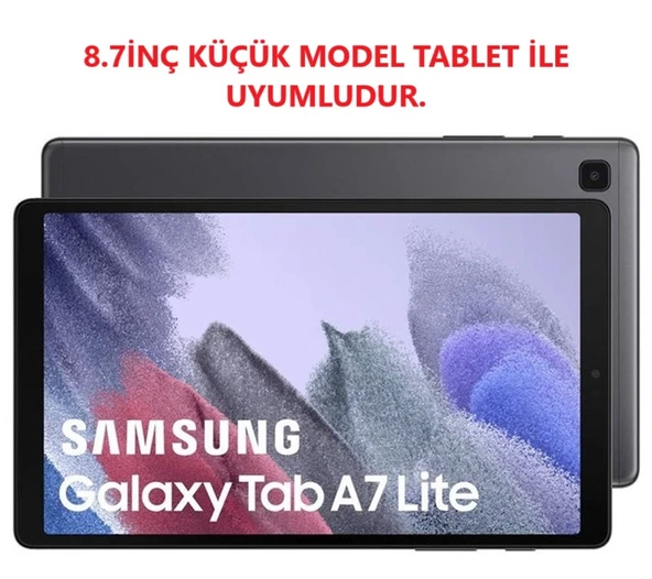 Samsung Galaxy Tab A7 Lite 8.7inç T225 Zore Dönebilen Standlı Kılıf - 2