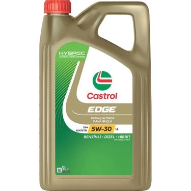 Castrol Edge 5W-30 LL 5 lt Motor Yağı 2024 URETİM