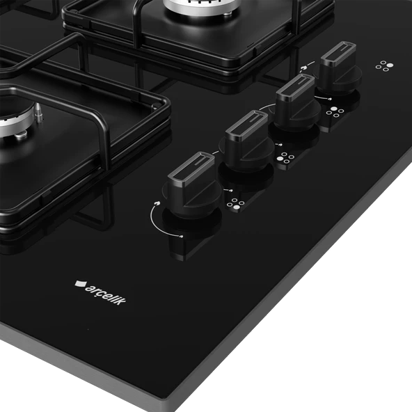 Arçelik OCD K 651 ES Siyah Ankastre Ocak - 4