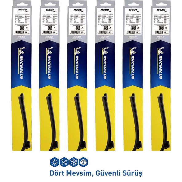 Michelin EASYCLIP™ MCR380 38CM 1 Adet Universal Muz Tipi Arka Silecek - 9