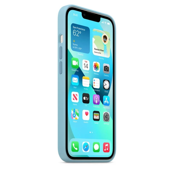 İphone 13 Pro Max Silicone Case Mikrofiber İç Arka Koruma Telefon Kılıfı - Resim 9