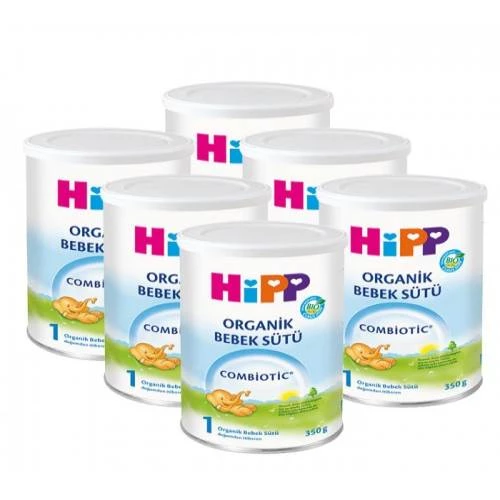 Hipp 1 Organik Combiotic Bebek Sütü 350 Gram 6 Adet