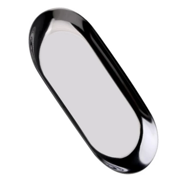 Mühür Mumu Çalışma Tepsisi Paslanmaz Çelik Oval 17,9x8,5cm - Resim 2