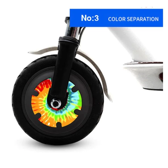 M365/Pro/1S Scooter İçin Tekerlek Reflektör Etiketi Desenli Seri - 3
