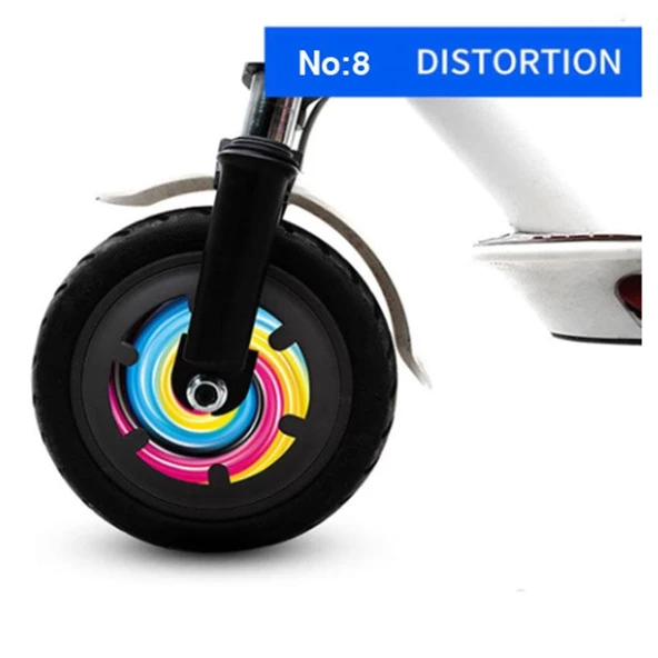M365/Pro/1S Scooter İçin Tekerlek Reflektör Etiketi Desenli Seri - 8