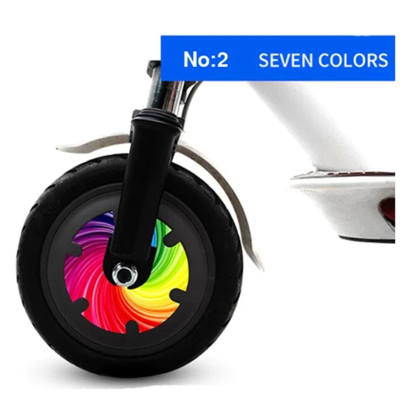 M365/Pro/1S Scooter İçin Tekerlek Reflektör Etiketi Desenli Seri - 2