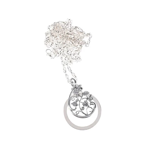 4.5x Kolye Büyüteç 40mm 47cm Metal Zinci Dekoratif Çinko Alaşım - 4