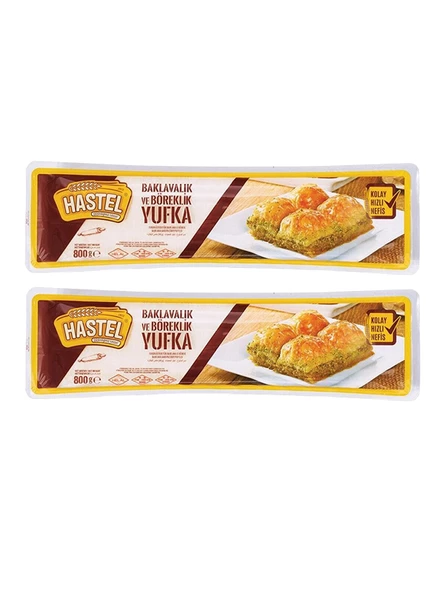 Hastel Baklavalık Yufka 800 Gr. X 2 Adet