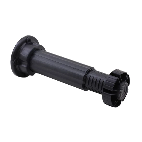 Ayarlanabilir Dolap Mobilya Ünite Mutfak Tezgah Yükseltme Ayağı 12 Cm Siyah Denge Ayakları (4 ADET) - 6
