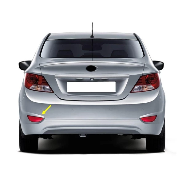Hyundai Accent Blue 2011-2018 Arka Tampon Sol Reflektörü 924051R000 - 2