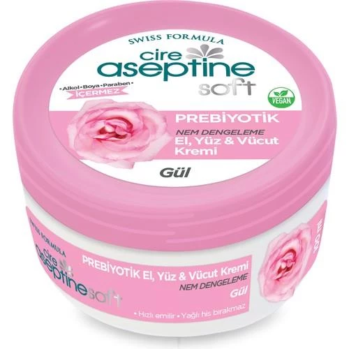 Cire Aseptine Krem Prebiyotik Gül 100ml