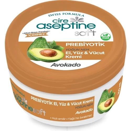 Cire Aseptine Krem Prebiyotik Avokado 100ml