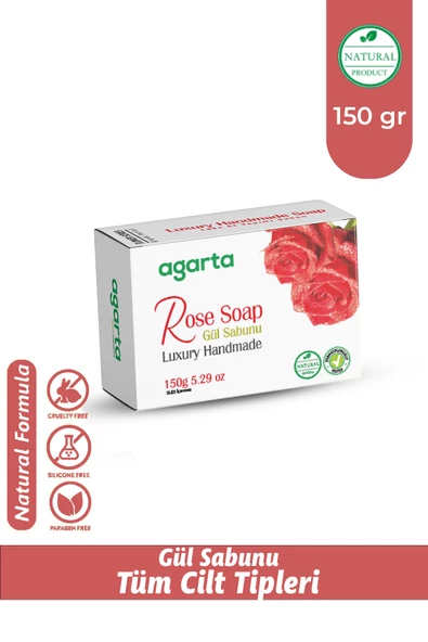 Agarta Doğal Gül Sabunu 150 g
