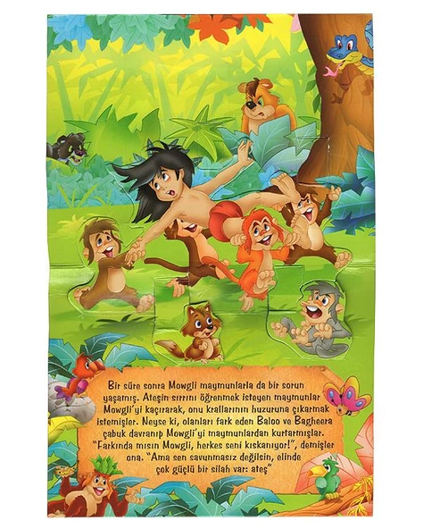 2 Yaş Mini Hareketli Kitaplar Orman Kitabı Çiçek Yayınları - 2