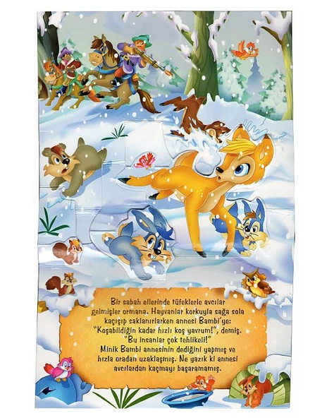 2 Yaş Mini Hareketli Kitaplar Bambi Çiçek Yayınları - Resim 2