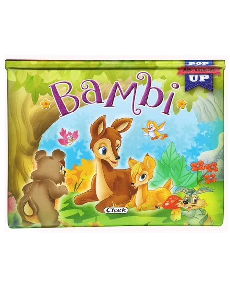 2 Yaş Mini Hareketli Kitaplar Bambi Çiçek Yayınları