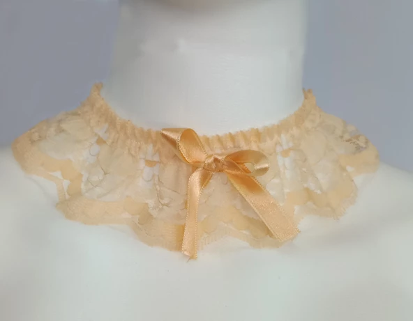 3 Lü ASM0248 Bayan Yavruağzı Dantel Kol Bacak Vücut Akesuar Seti - 7