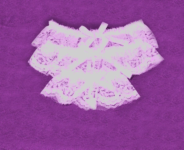 3 Lü ASM0246 Bayan Pembe Dantel Kol Bacak Vücut Akesuar Seti - 9