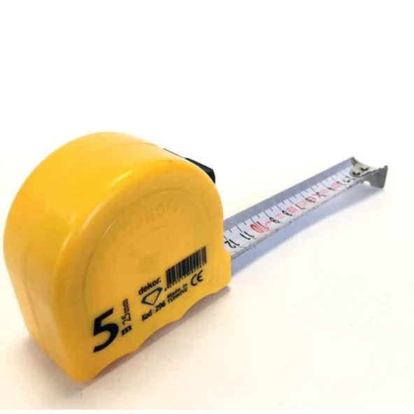 Dekor Profesyonel Şerit Metre 5 m x 25 mm - 2