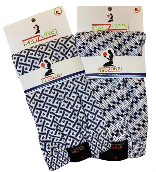 Erkek Büyük Beden Battal Boy Penye Boxer 2’li Set