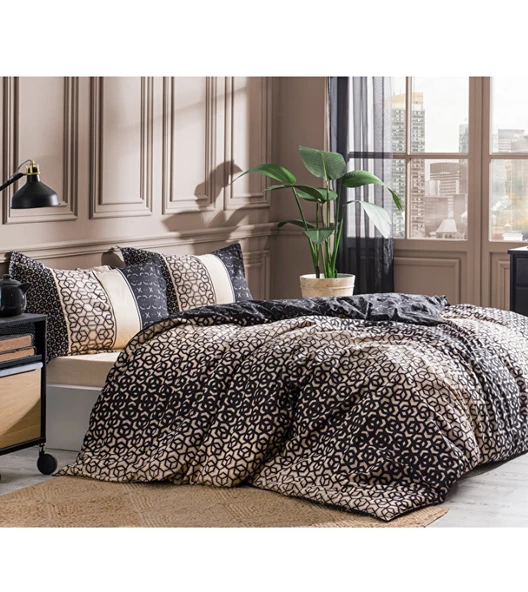 Özdilek Ranforce Tek Kişilik Nevresim Takımı-Noche Siyah - 2