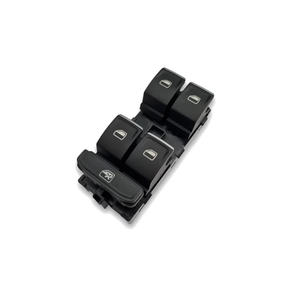 Seat Leon 3 2013-2020 Sol Ön Kapı Cam Düğme Takımı Kromlu 5G0959857G - 3
