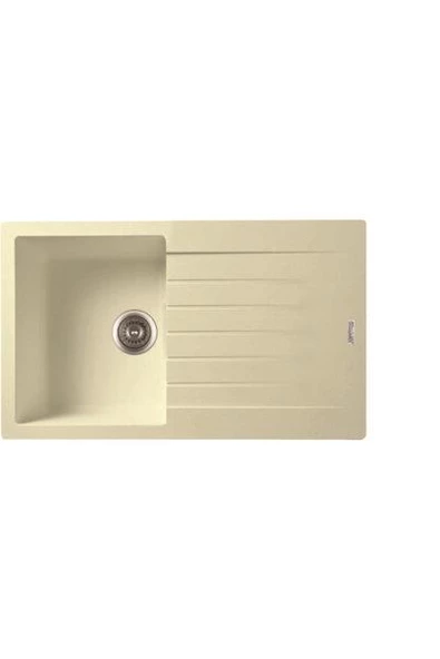 Gradde Krem 50*86 Tek Göz Granit Eviye
