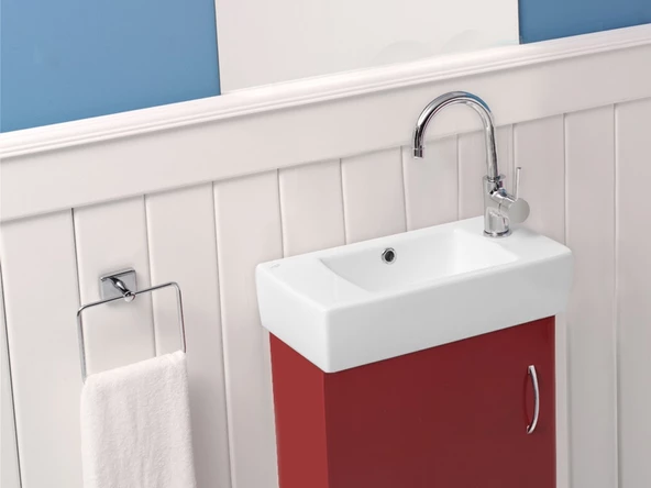 Cerastyle Turkuaz City Tezgah Üstü Lavabo 25*50 Cm (B.Delıgı Sagda) - 2