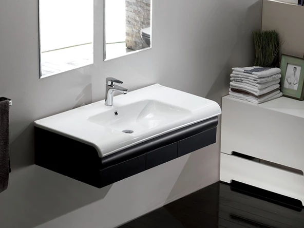 Cerastyle Turkuaz Anova Etajerli Lavabo 80X50Cm - 2