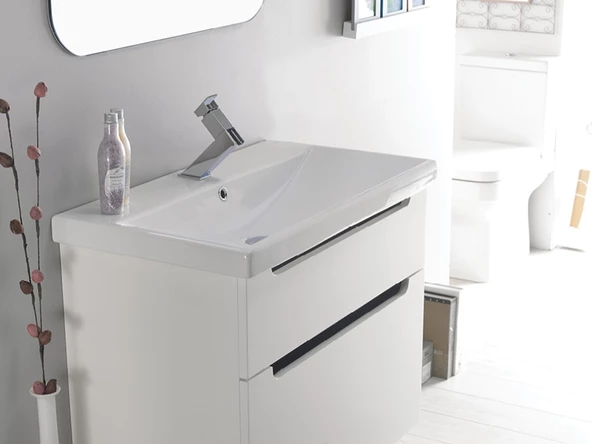 Cerastyle Turkuaz Elıte Etajerli Lavabo 80X45 Cm - 3